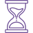 Eine Sanduhr, die als Symbol für eine schnelle Umsetzung von Spenden steht.