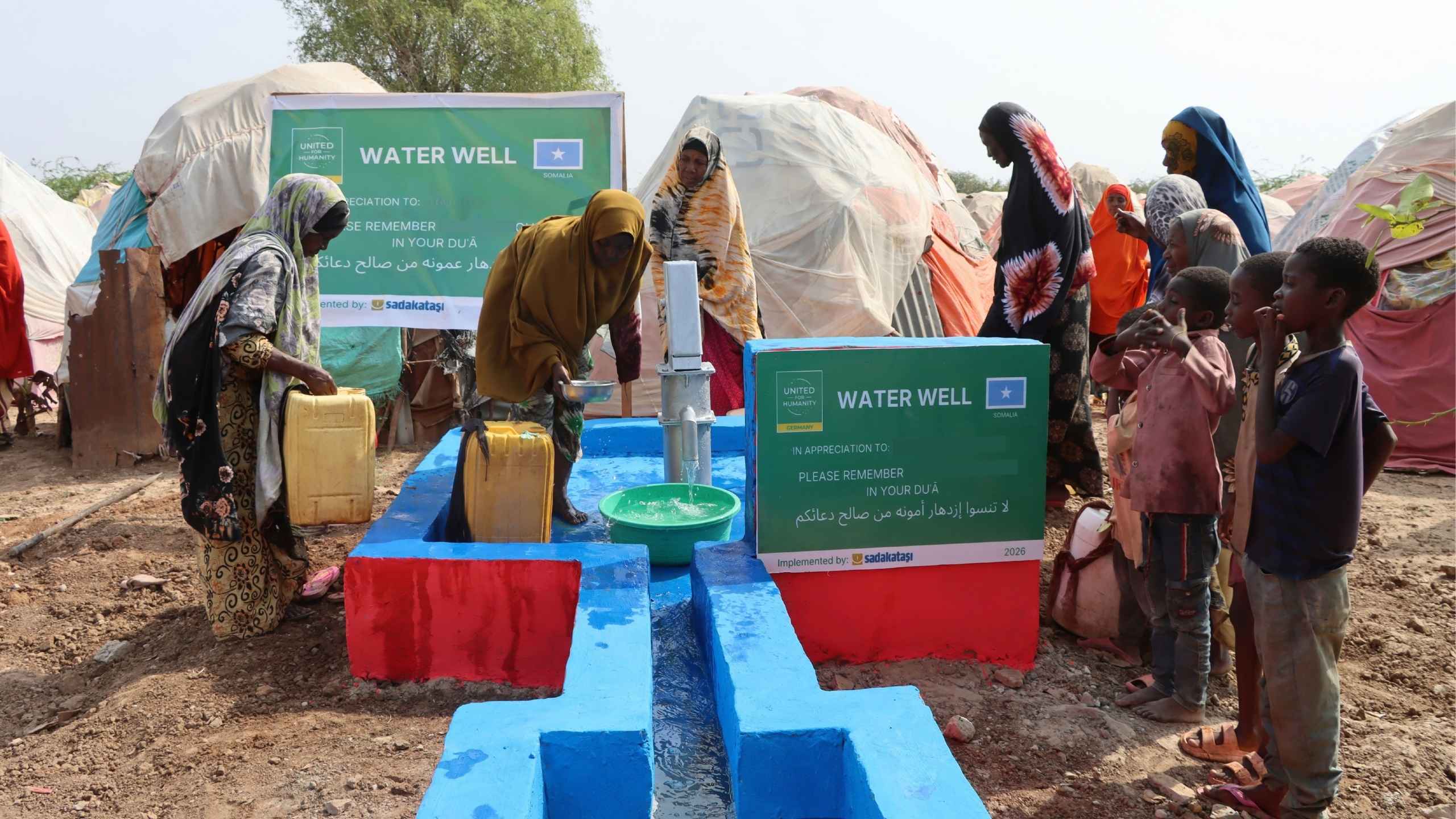 Eröffnung eines Brunnen in Somalia