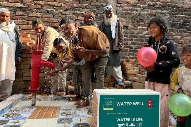Brunnen spenden für Nepal