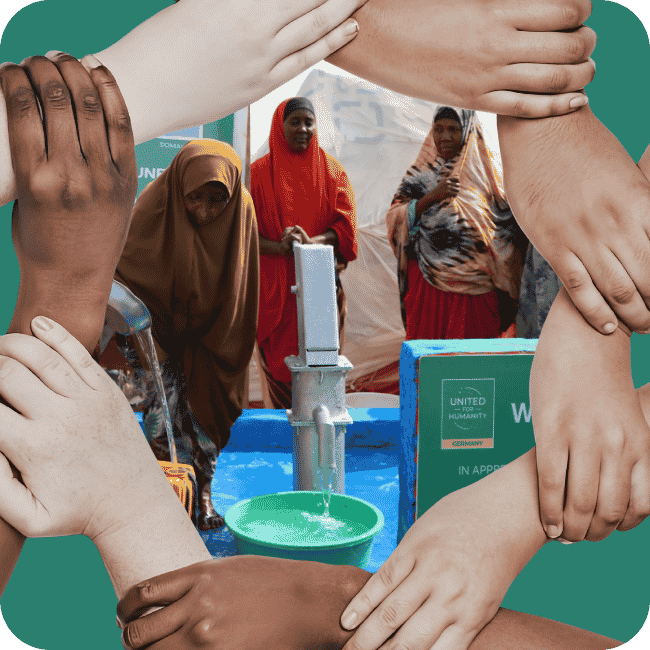 United for Humanity plant, mit der Spender-Community einen Brunnen in Somalia zu bauen